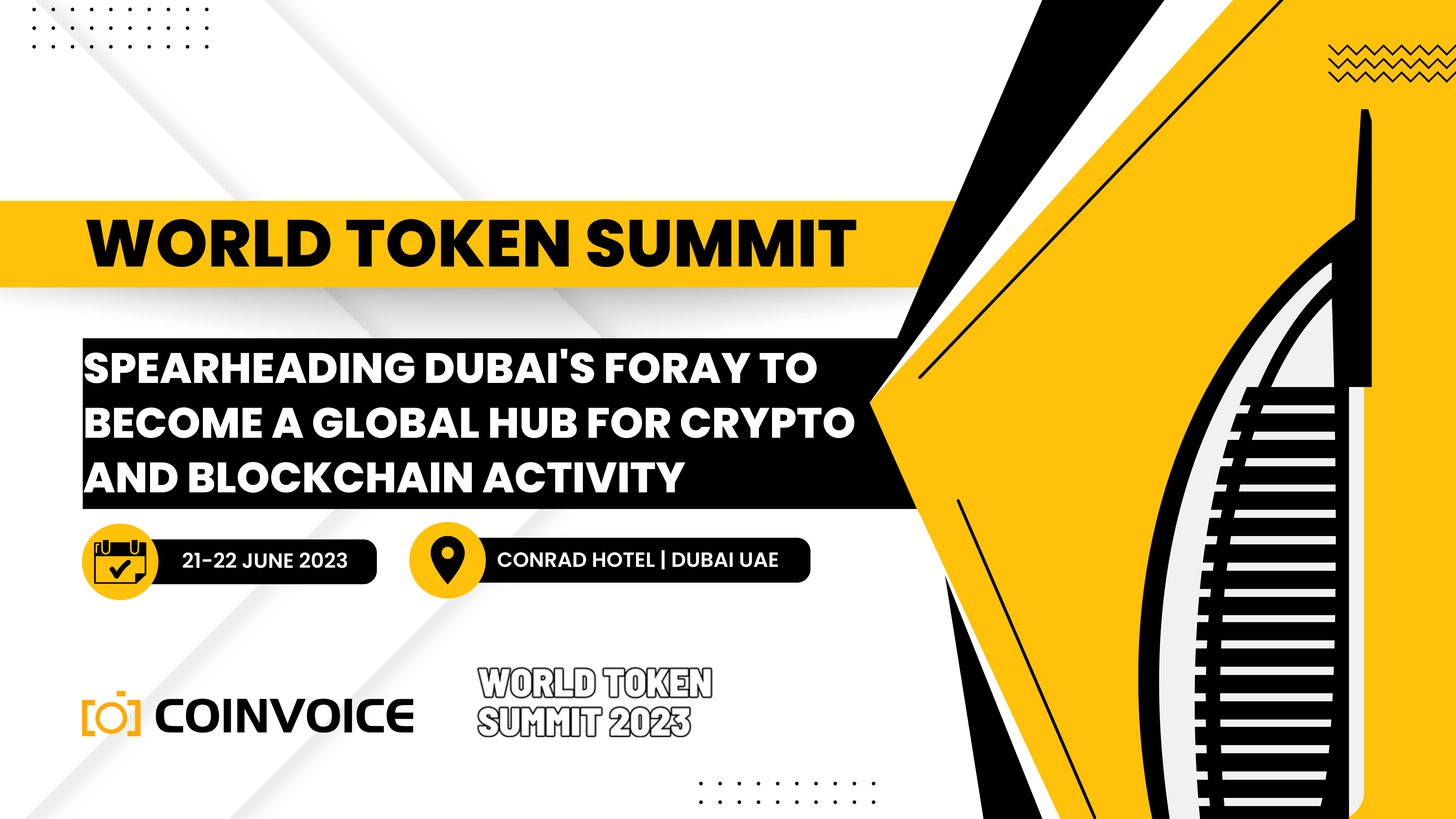 World Token Summit: Spearheading Dubai’s Foray to Become a Global Hub for Crypto & Blockchain Activity