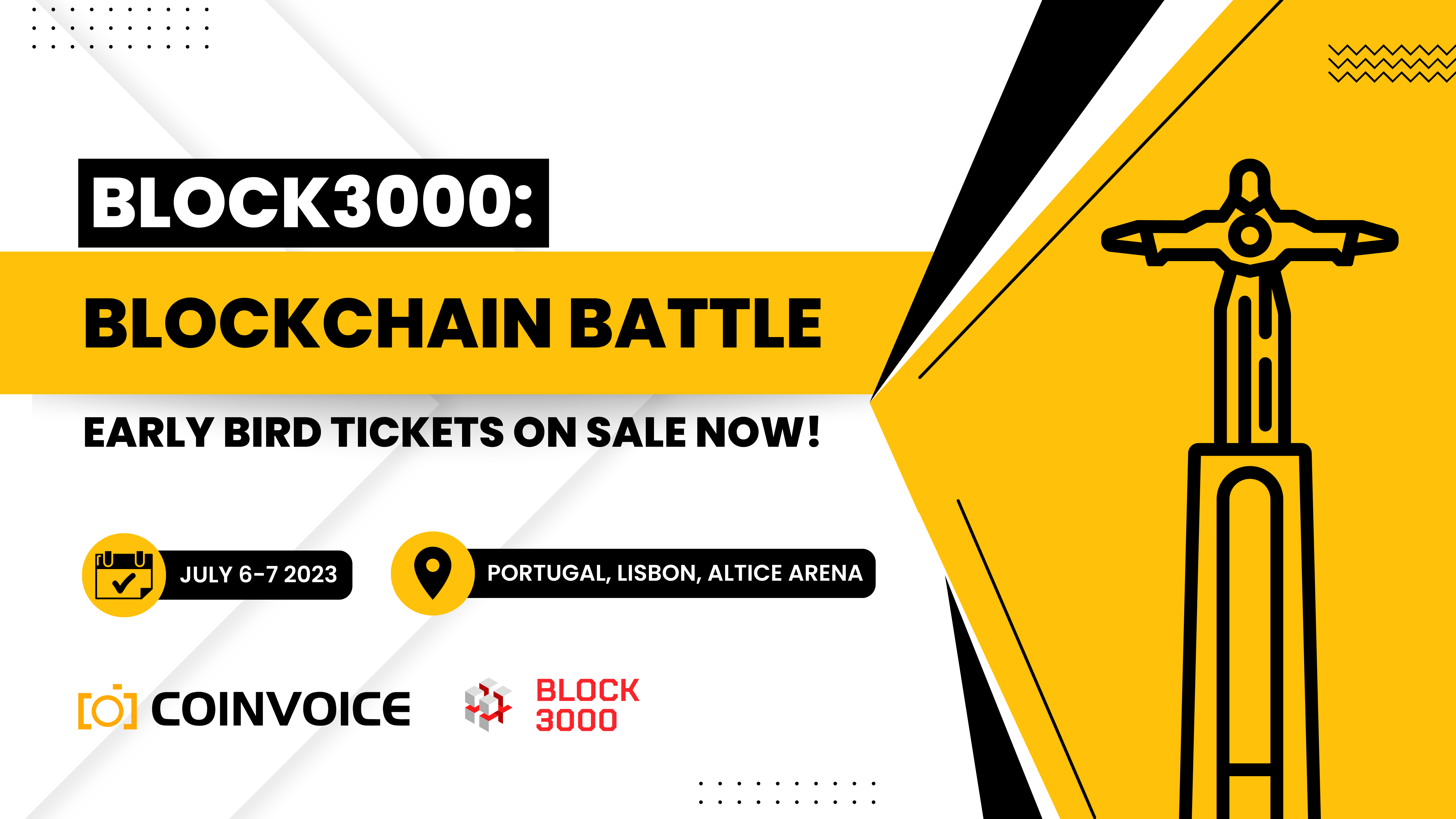 Block3000: Blockchain Battle Early Bird Tickets on Sale Now!