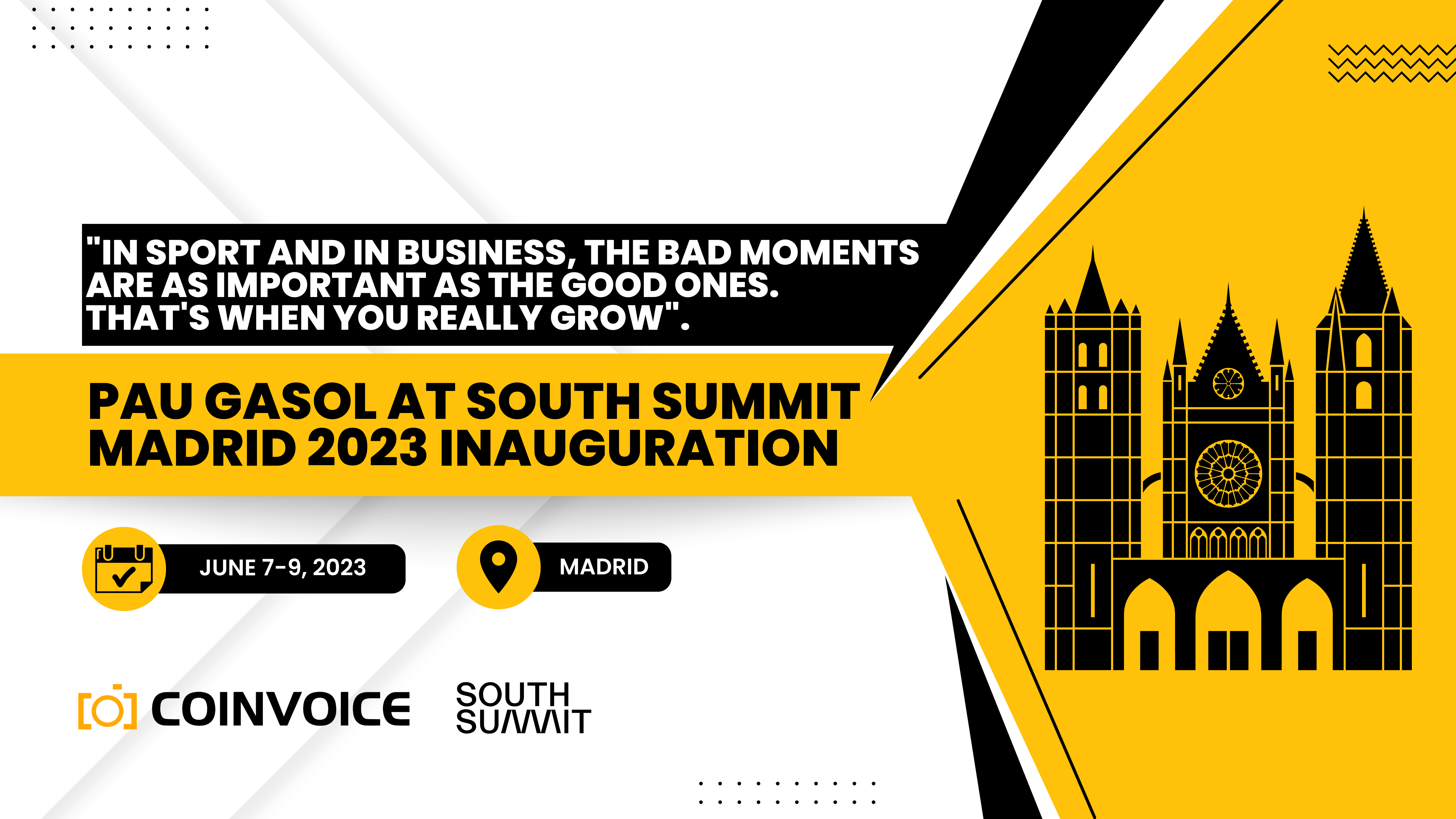 Pau Gasol at South Summit Madrid 2023 inauguration