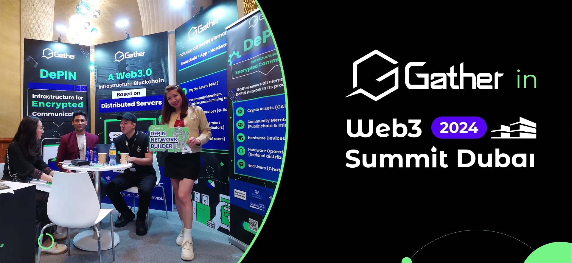 Gather attended the Dubai Web3 Summit and embarked on the path of globalization development