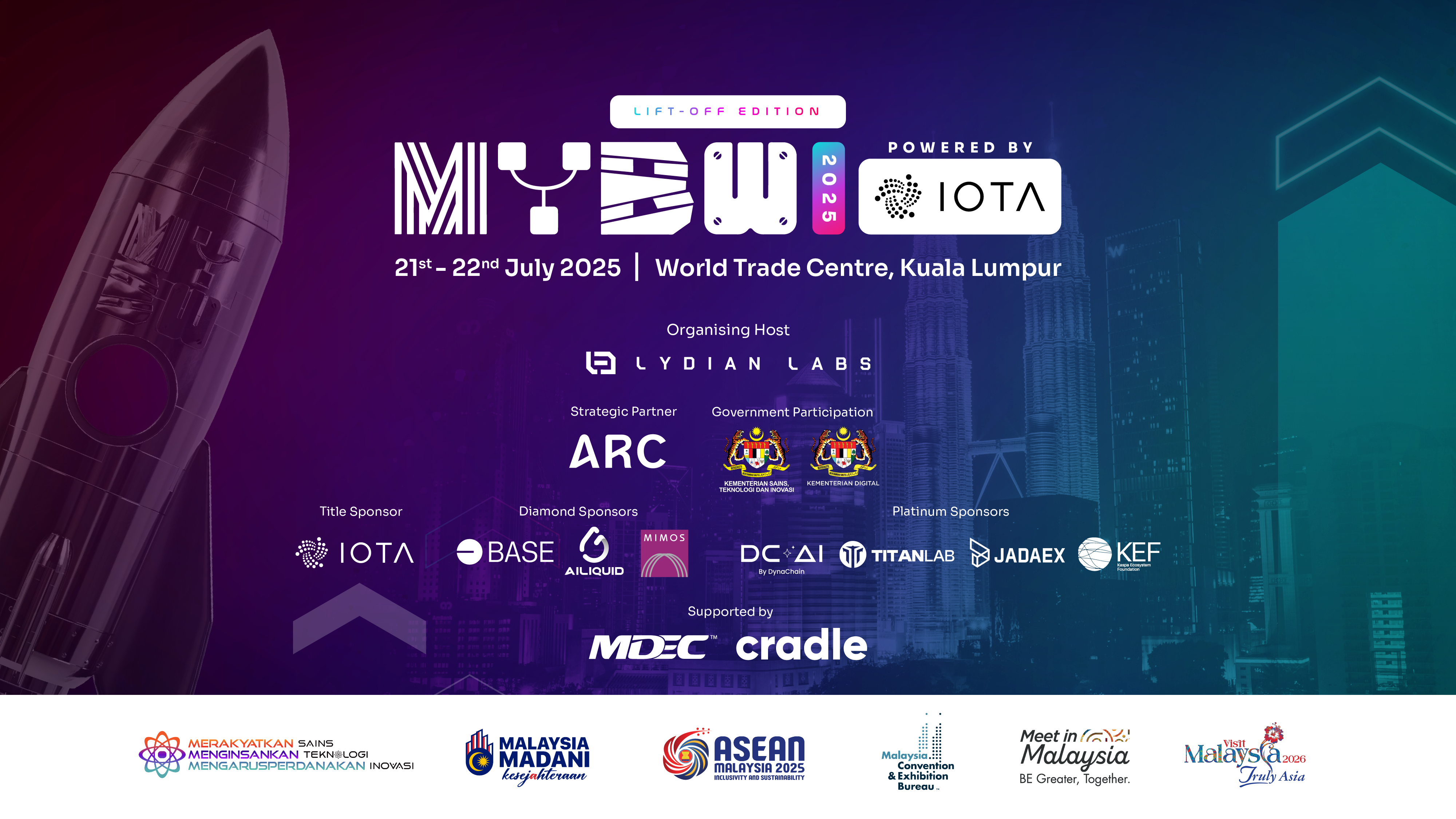 Blockchain Giant IOTA Headlines inaugural Malaysia Blockchain Week ‘25, returning in July